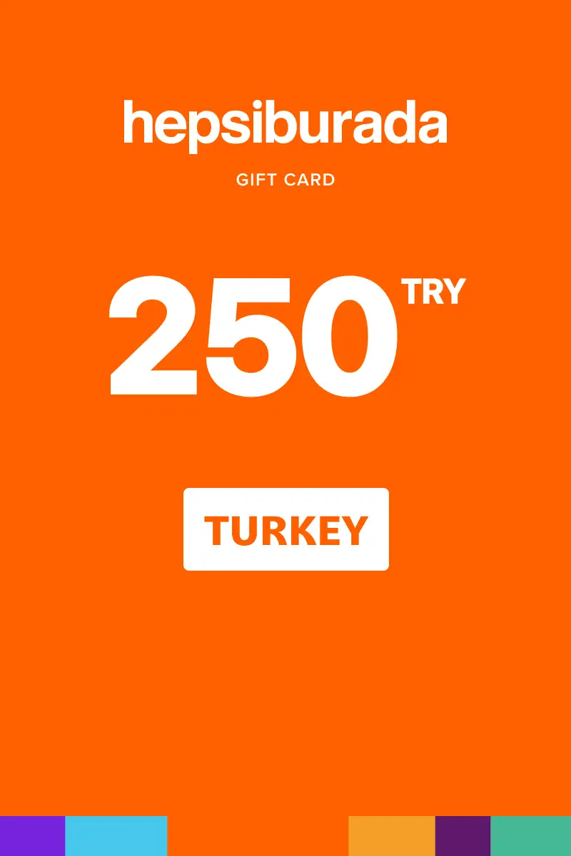 Hepsiburada 250 TRY Gift Card (Turkey) - Digital Key