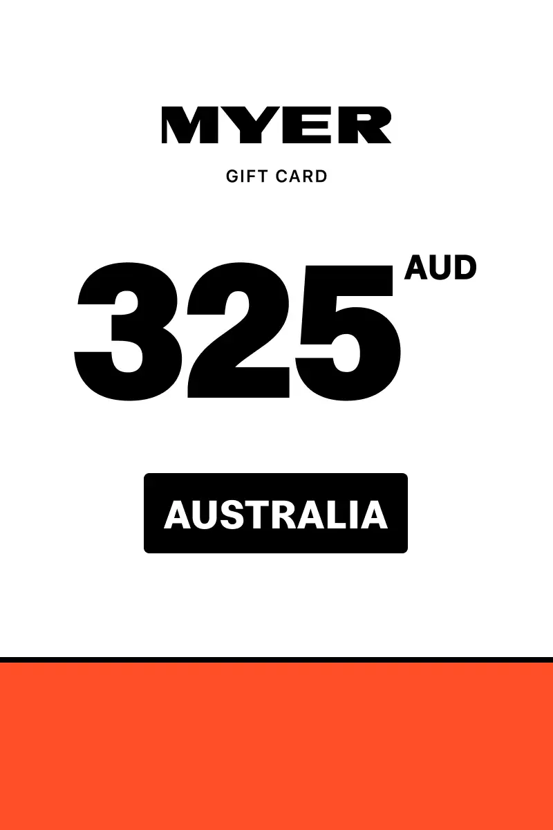 Myer 325 AUD Gift Card (Australia) - Digital Key