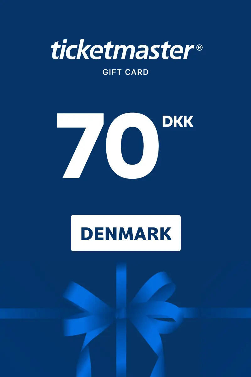 Ticketmaster 70 DKK Gift Card (Denmark) - Digital Key