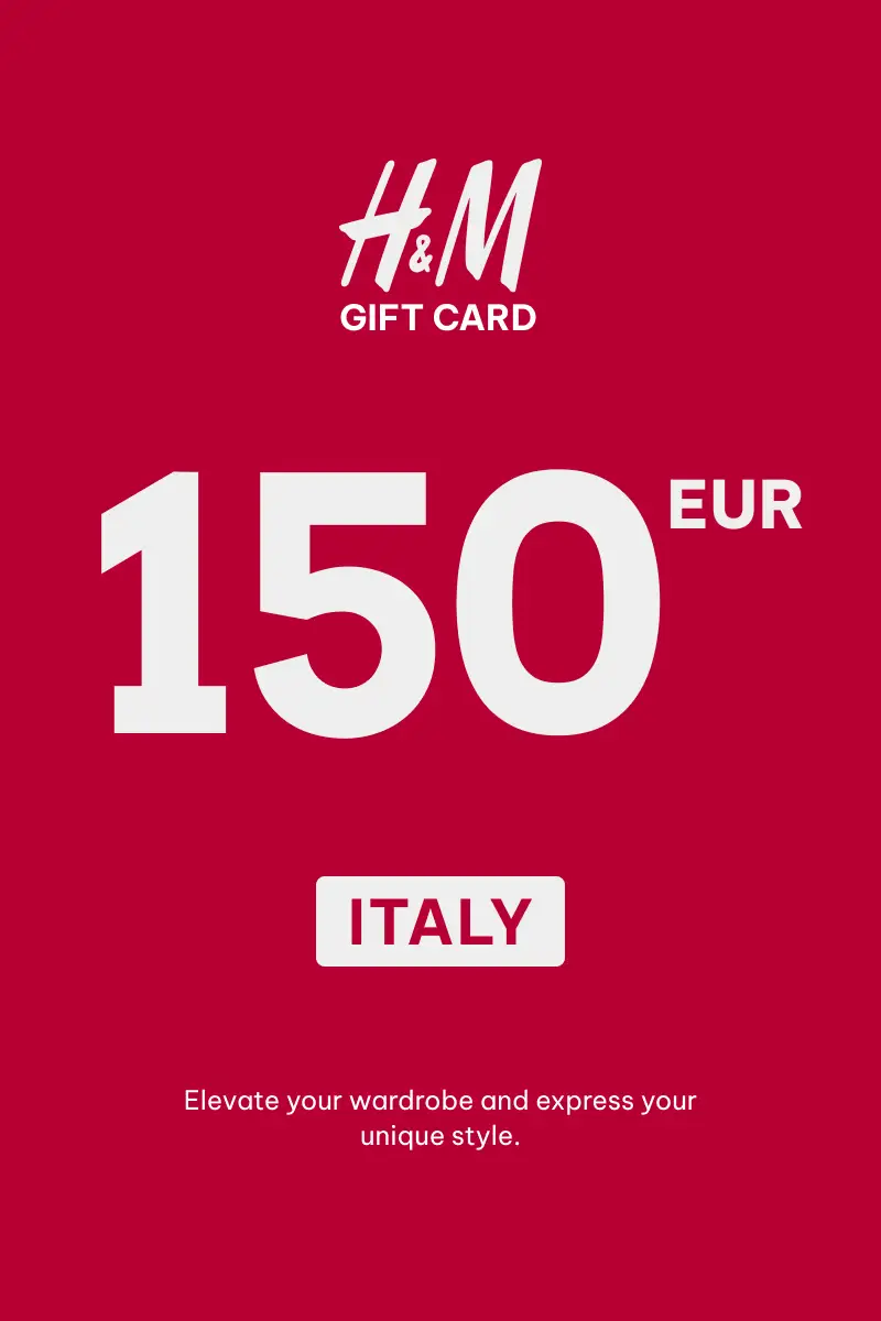 HandM 150 EUR Gift Card (Italy) - Digital Key
