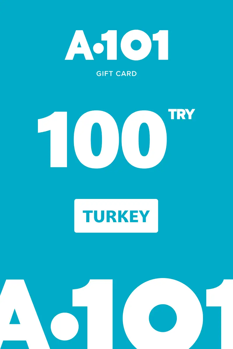 A101 100 TRY Gift Card (Turkey) - Digital Key
