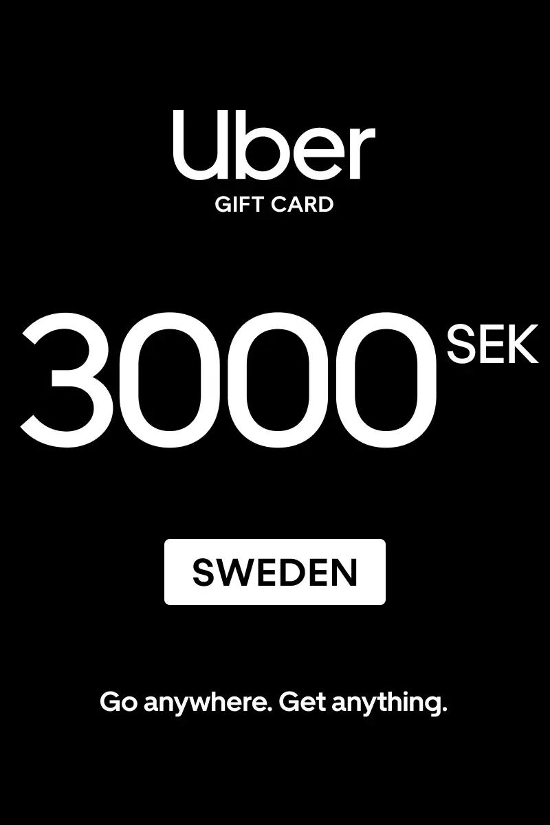 Uber 3000 SEK Gift Card (Sweden) - Digital Key
