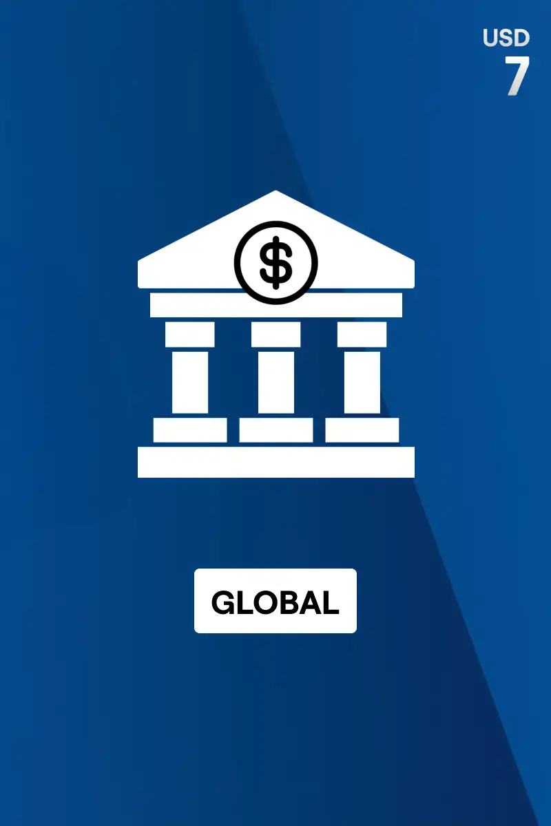 Rewarble Bank Transfer 7 USD Gift Card (Global) - Rewarble - Digital Key