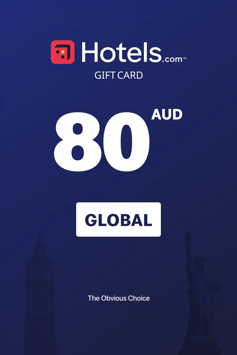 Hotels.com 80 AUD Gift Card (Global) - Digital Key