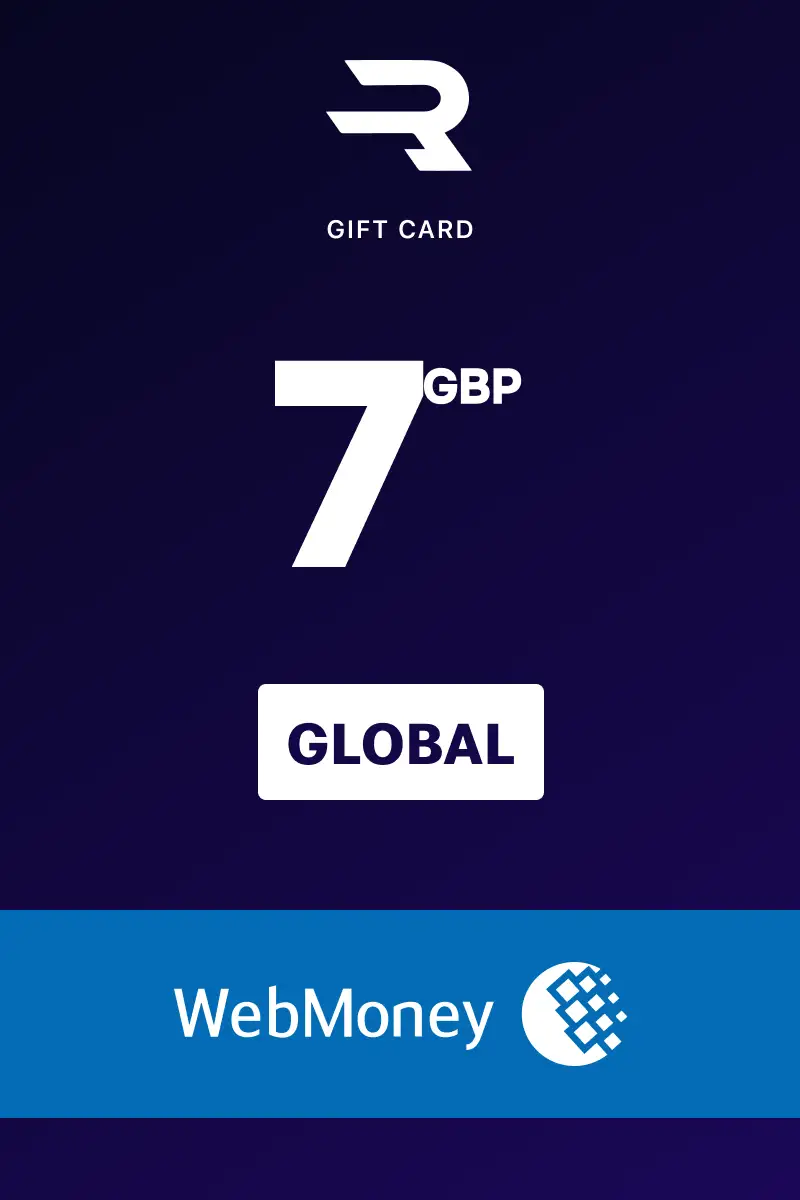 Rewarble WebMoney 7 GBP Gift Card (Global) - Rewarble - Digital Key