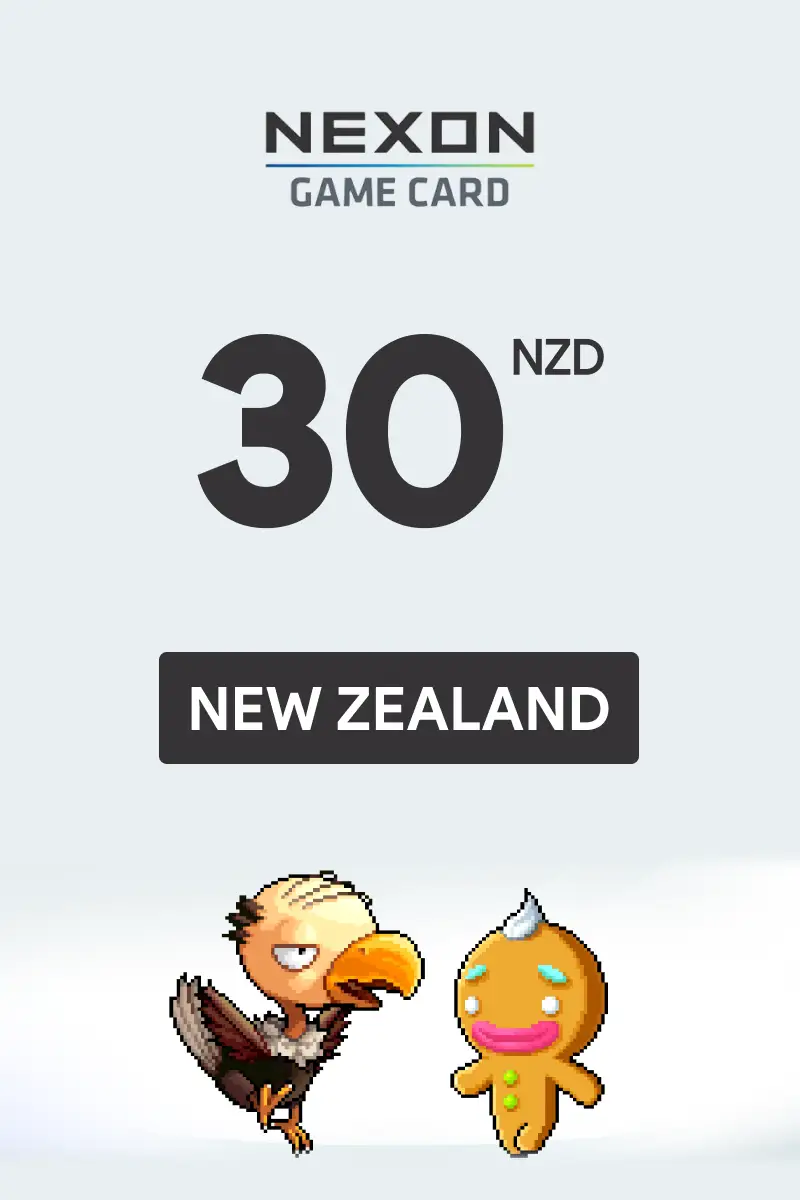 Nexon Game Card 30 NZD Gift Card (New Zealand) - Digital Key