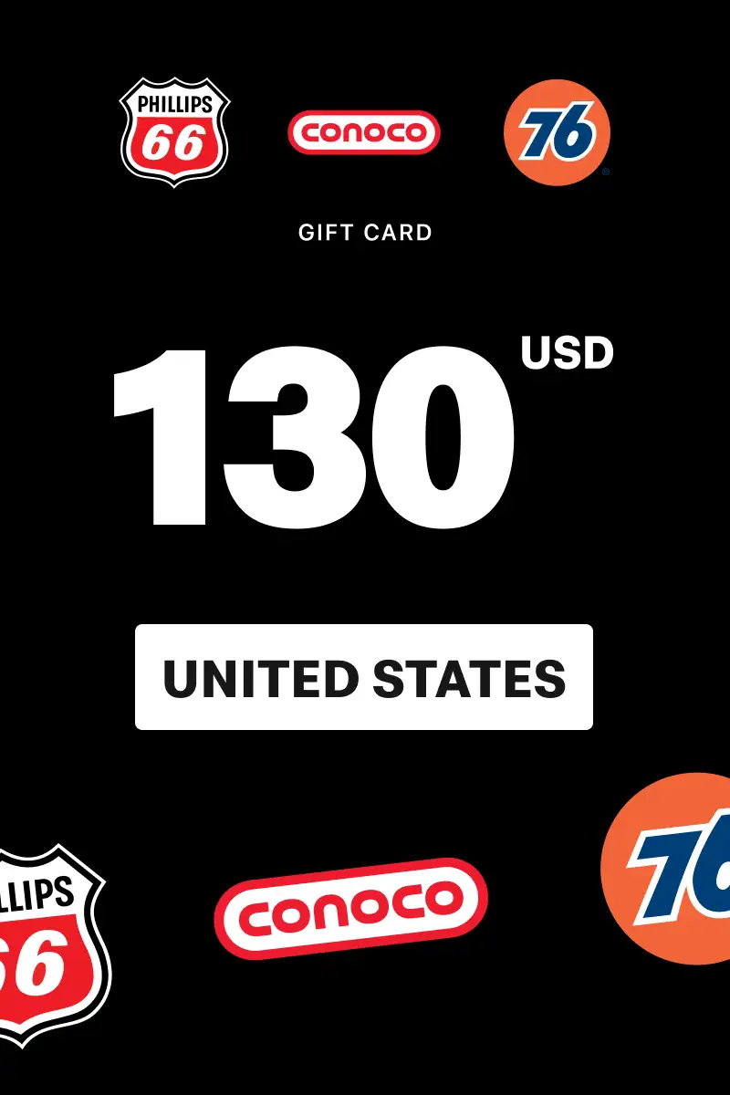 Phillips 66 - Conoco - 76 130 USD Gift Card (United States) - Digital Key