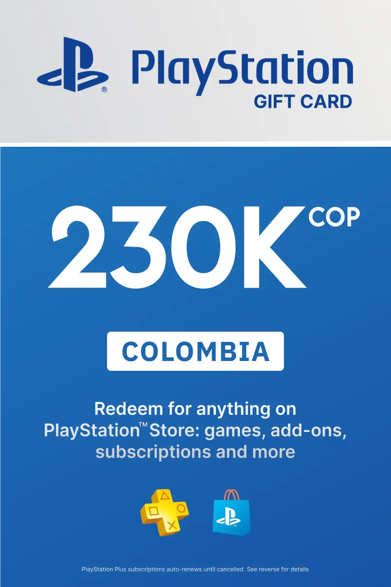 PlayStation Store 230000 COP Gift Card (Colombia) - Digital Key