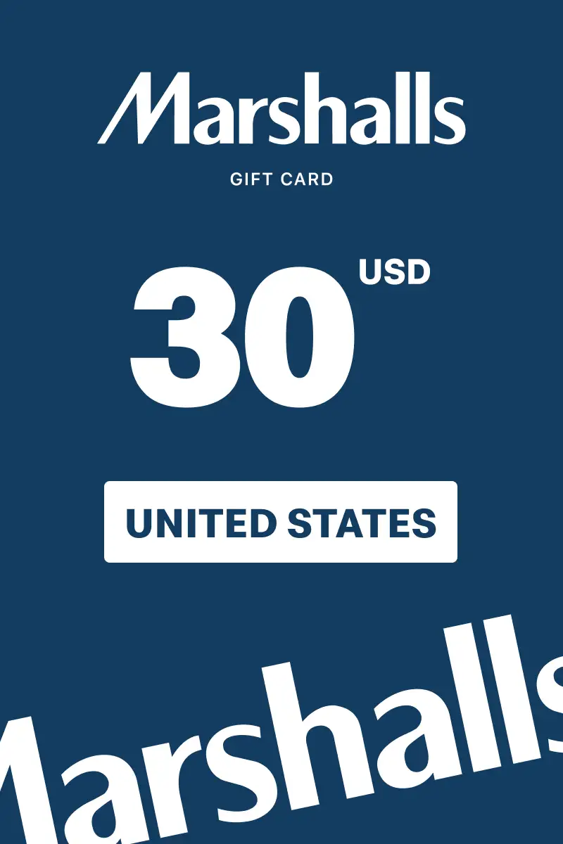 Marshalls 30 USD Gift Card (United States) - Digital Key