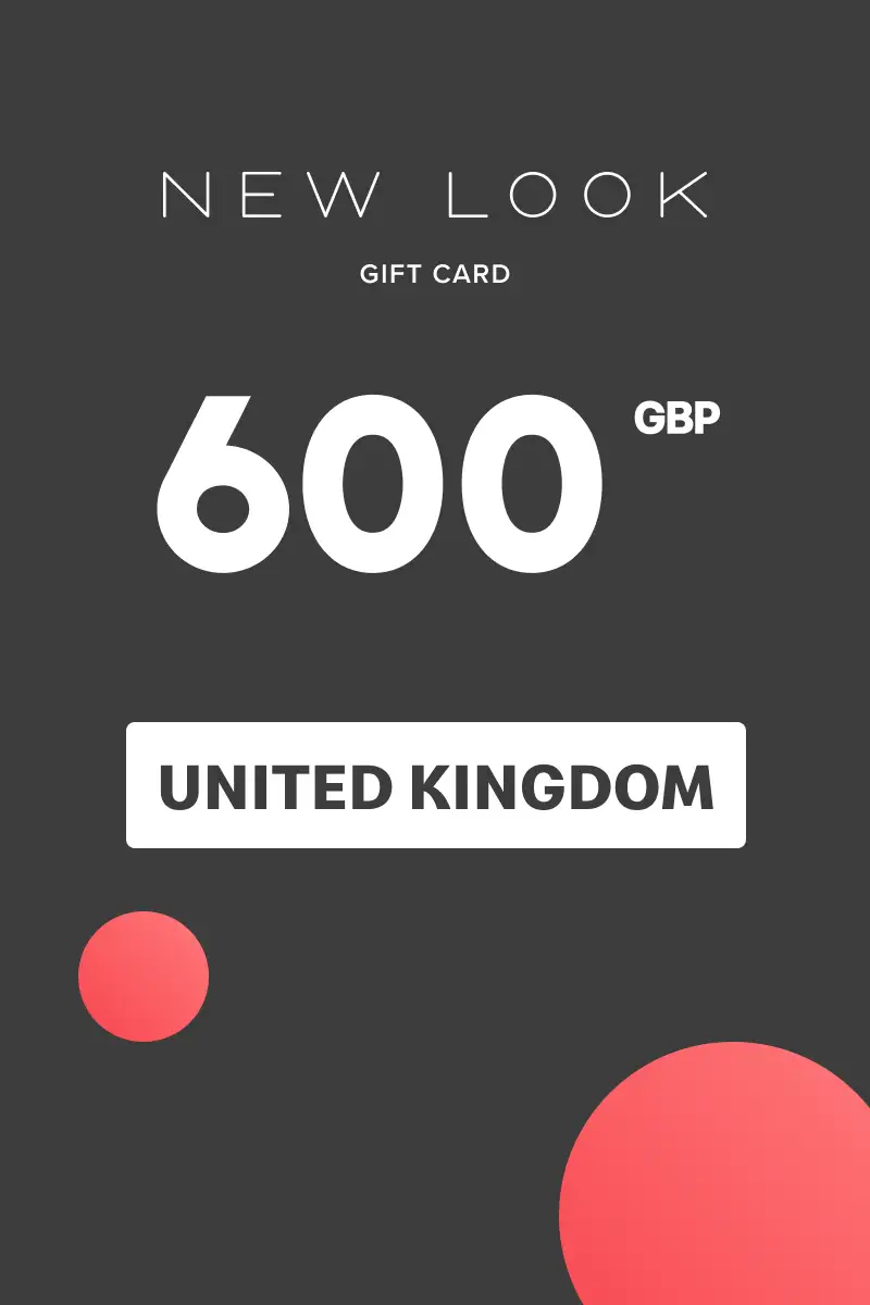 New Look 600 GBP Gift Card (United Kingdom) - Digital Key