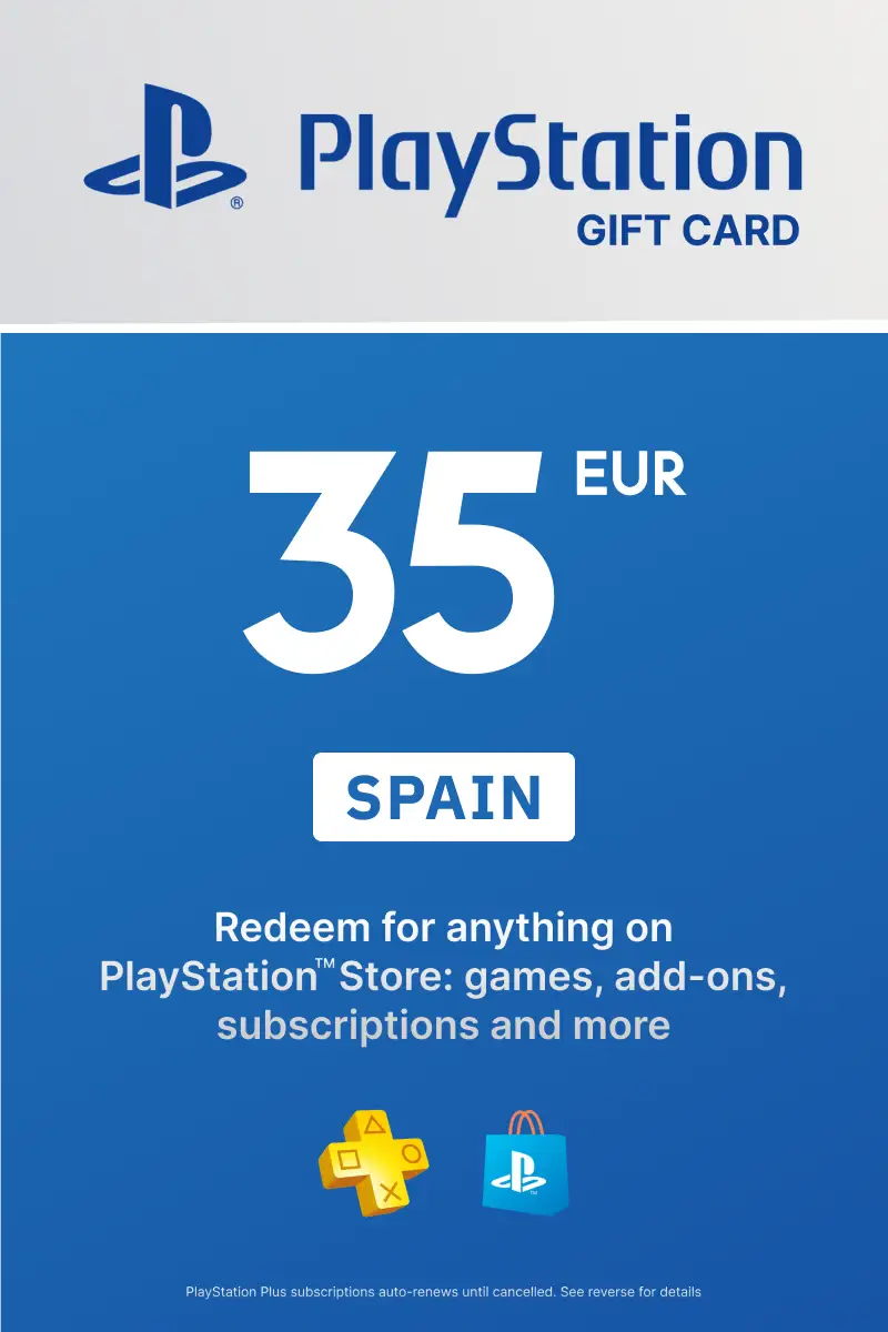 PlayStation Store 35 EUR Gift Card (Spain) - Digital Key