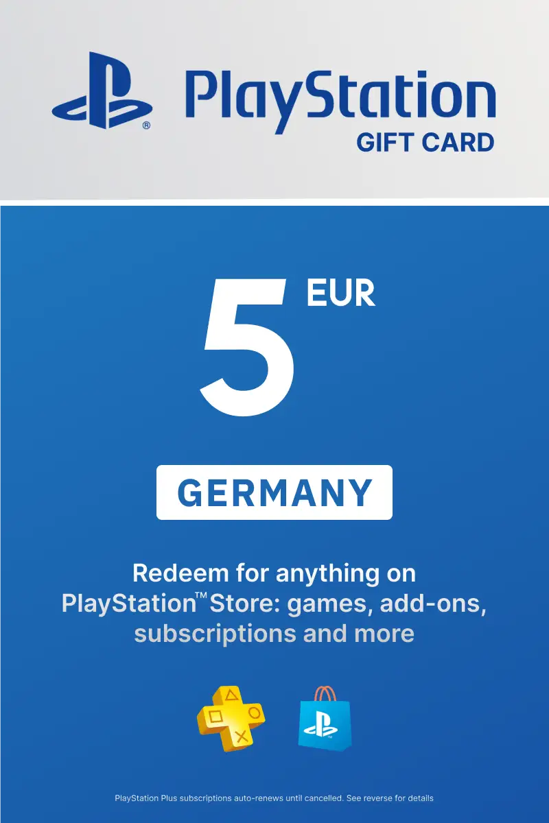 PlayStation Store 5 EUR Gift Card (Germany) - Digital Key