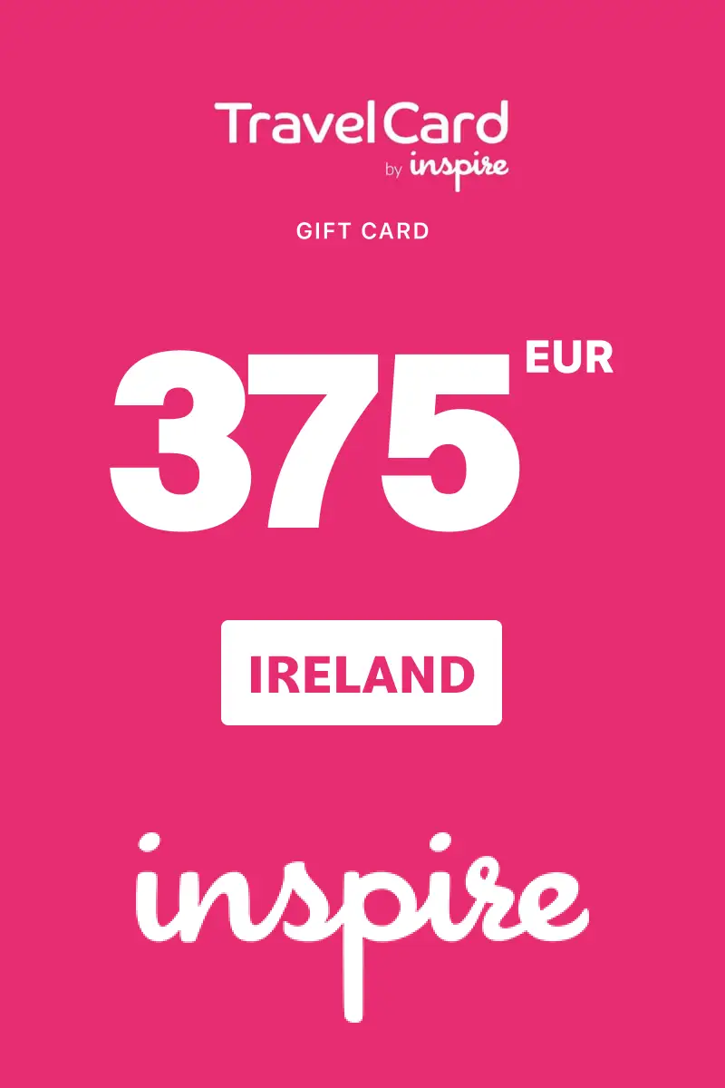 TravelCard by Inspire 375 EUR Gift Card (Ireland) - Digital Key