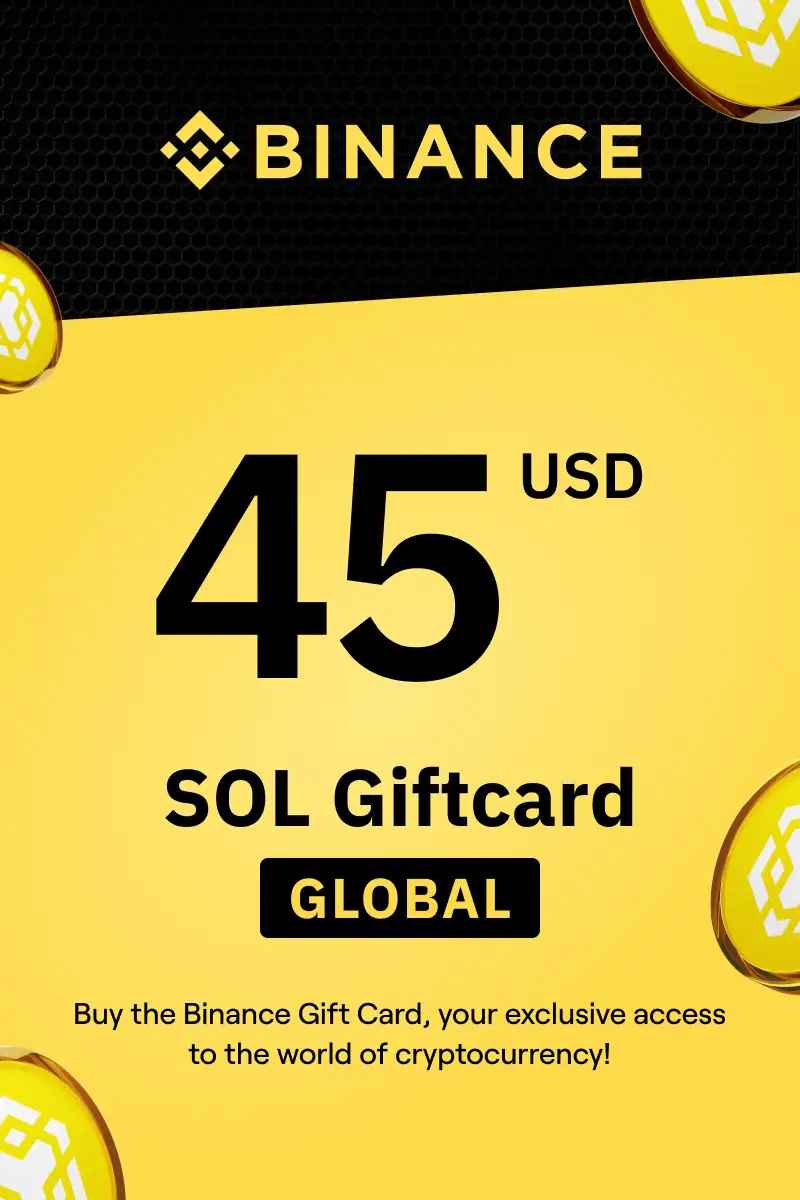 Binance (SOL) 45 USD Gift Card (Global) - Digital Key