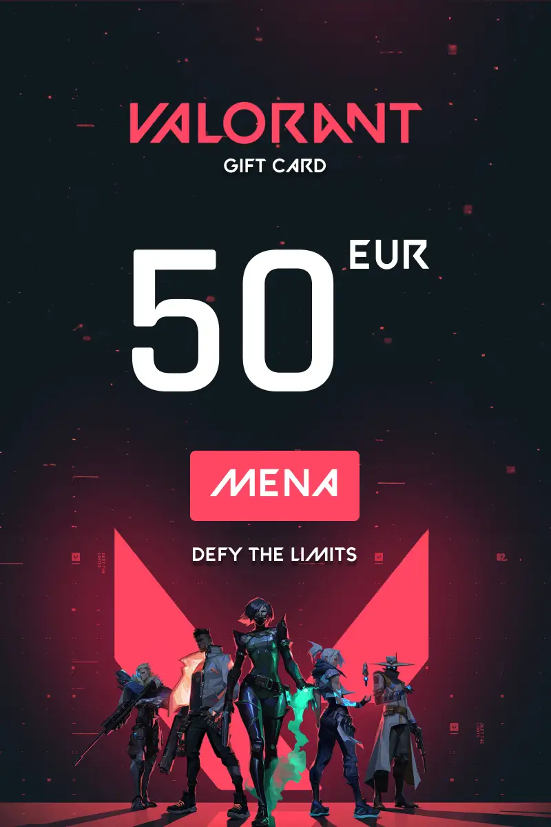 Valorant 50 EUR Gift Card (MENA) - Digital Key