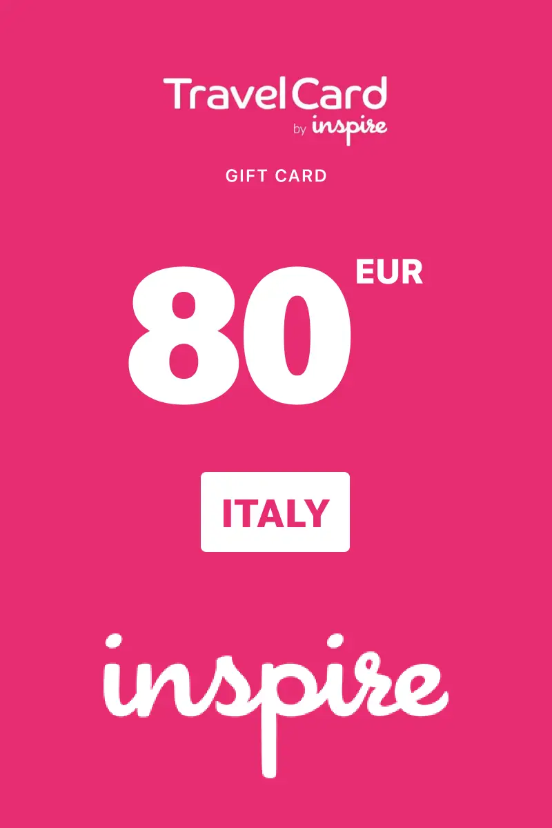 TravelCard by Inspire 80 EUR Gift Card (Italy) - Digital Key