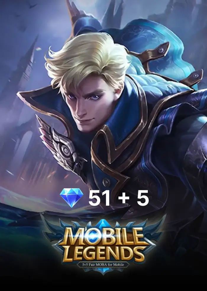 Mobile Legends: Bang Bang - 51 + 5 Diamonds