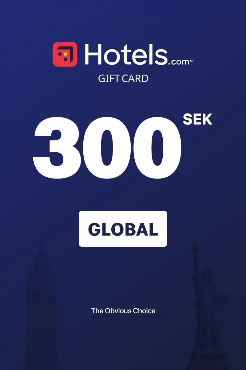 Hotels.com 300 SEK Gift Card (Global) - Digital Key