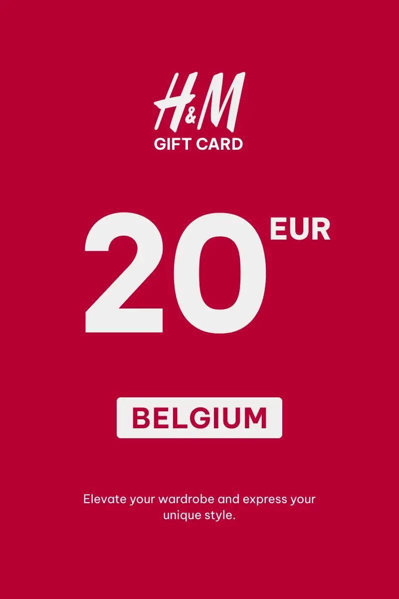 HandM 20 EUR Gift Card (Belgium) - Digital Key