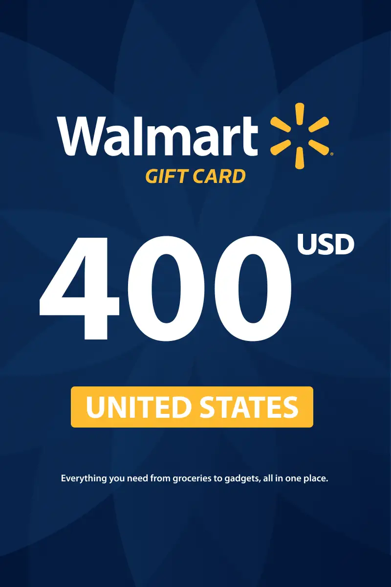 Walmart 400 USD Gift Card (United States) - Digital Key