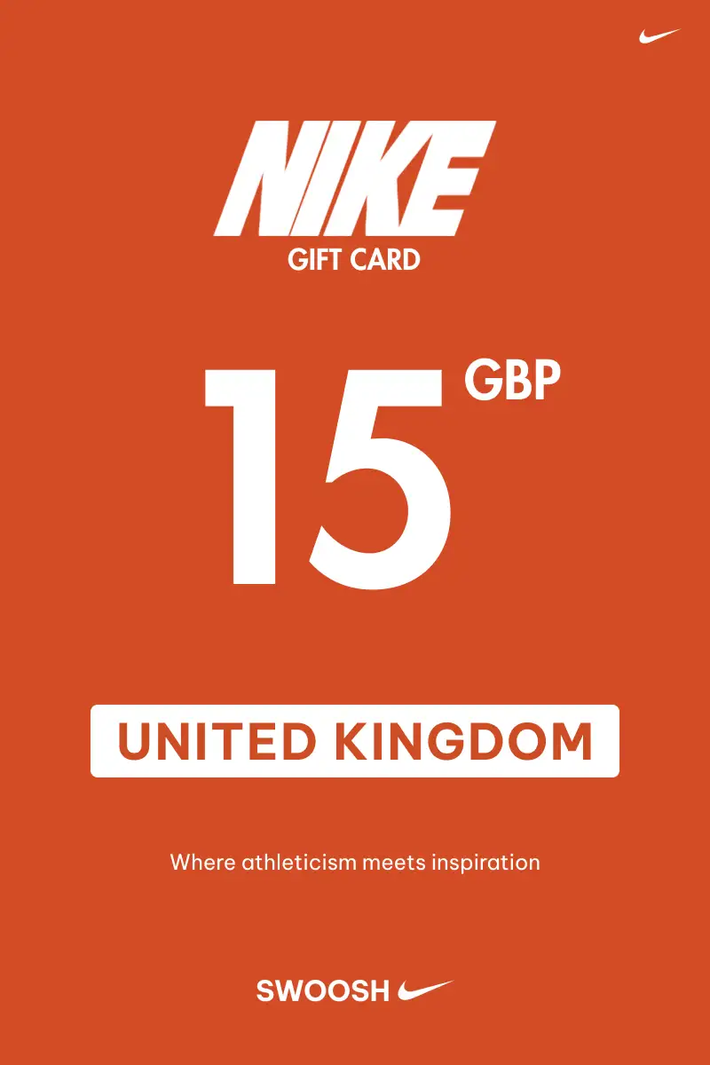 Nike 15 GBP Gift Card (United Kingdom) - Digital Key