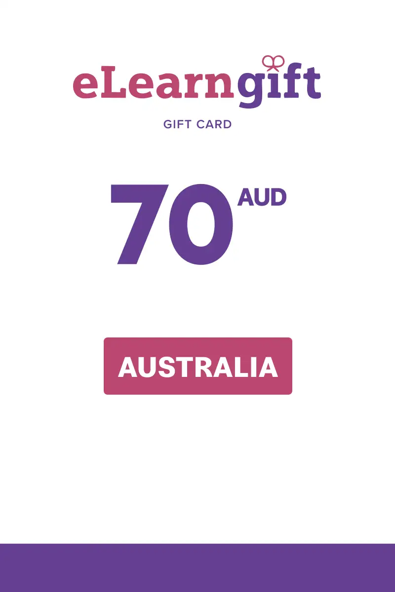 eLearnGift 70 AUD Gift Card (Australia) - Digital Key