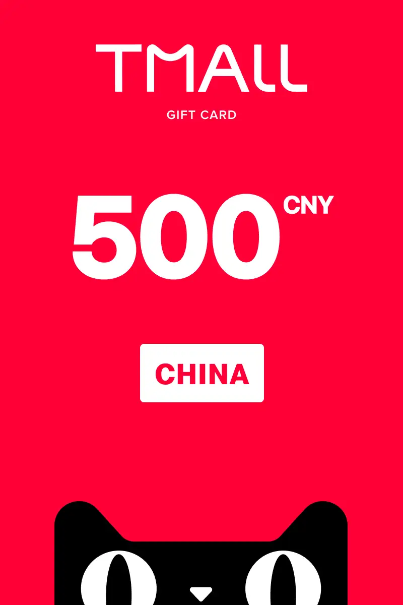 Buy Tmall.com 500 CNY Gift Card (China) - Digital Key