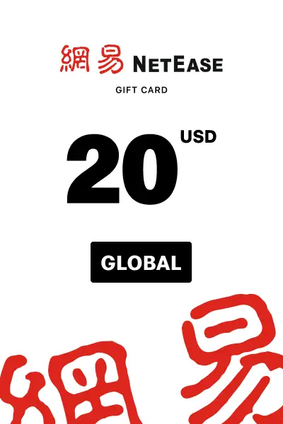 NetEase Pay 20 USD Gift Card (Global) - Digital Key