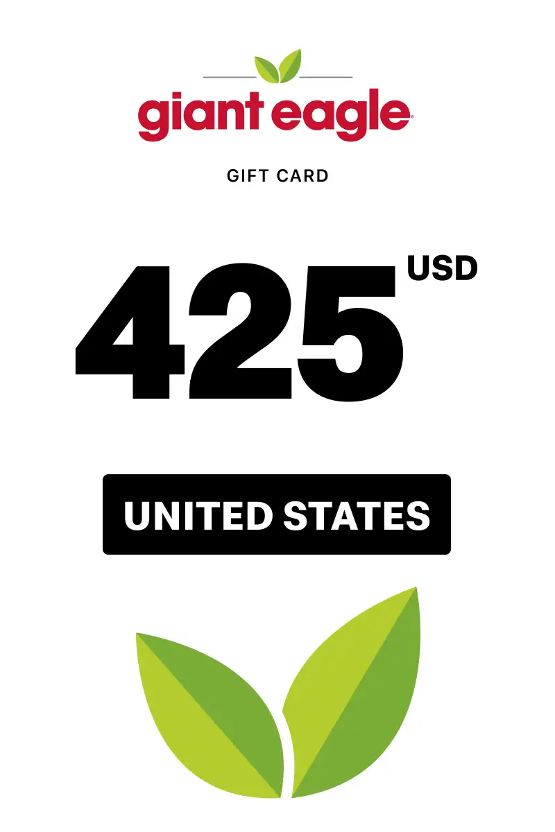 Giant Eagle 425 USD Gift Card (United States) - Digital Key