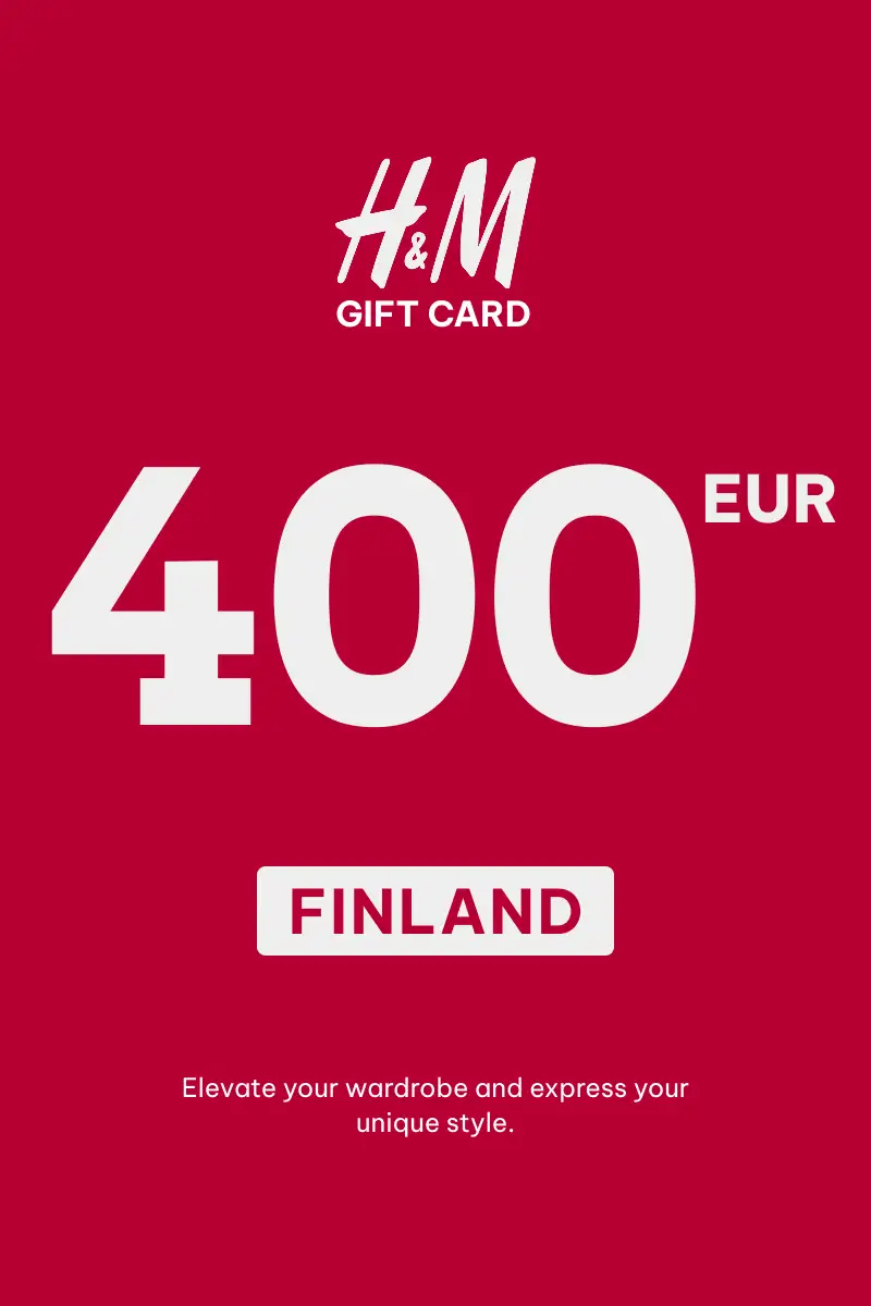 HandM 400 EUR Gift Card (Finland) - Digital Key