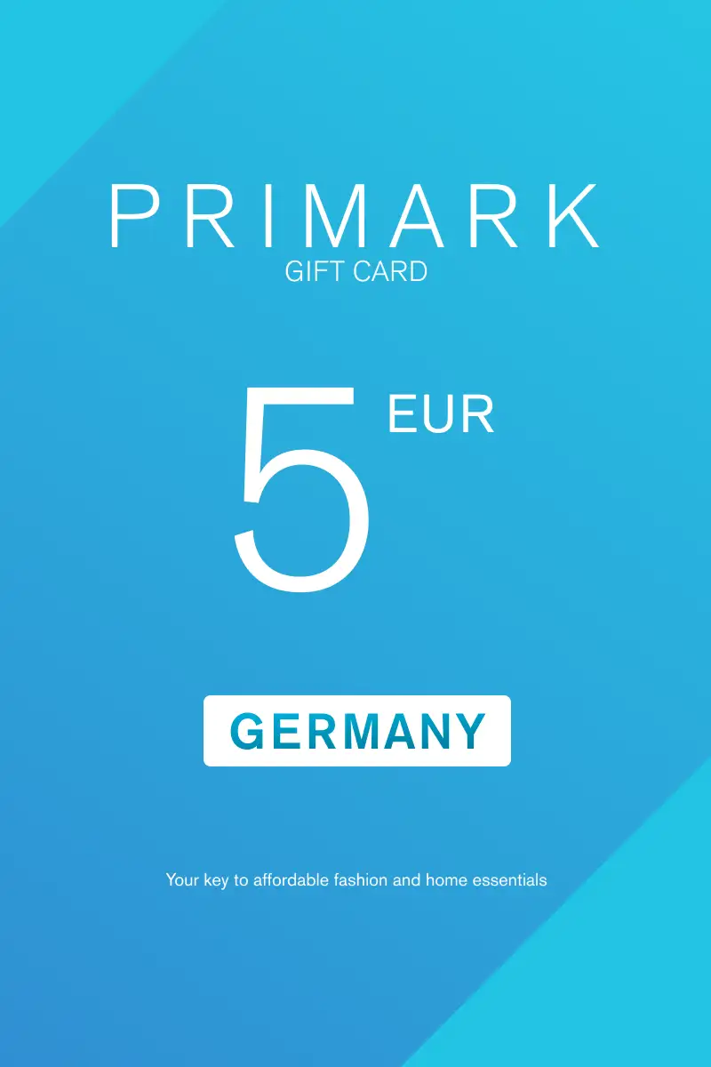 Primark 5 EUR Gift Card (Germany) - Digital Key