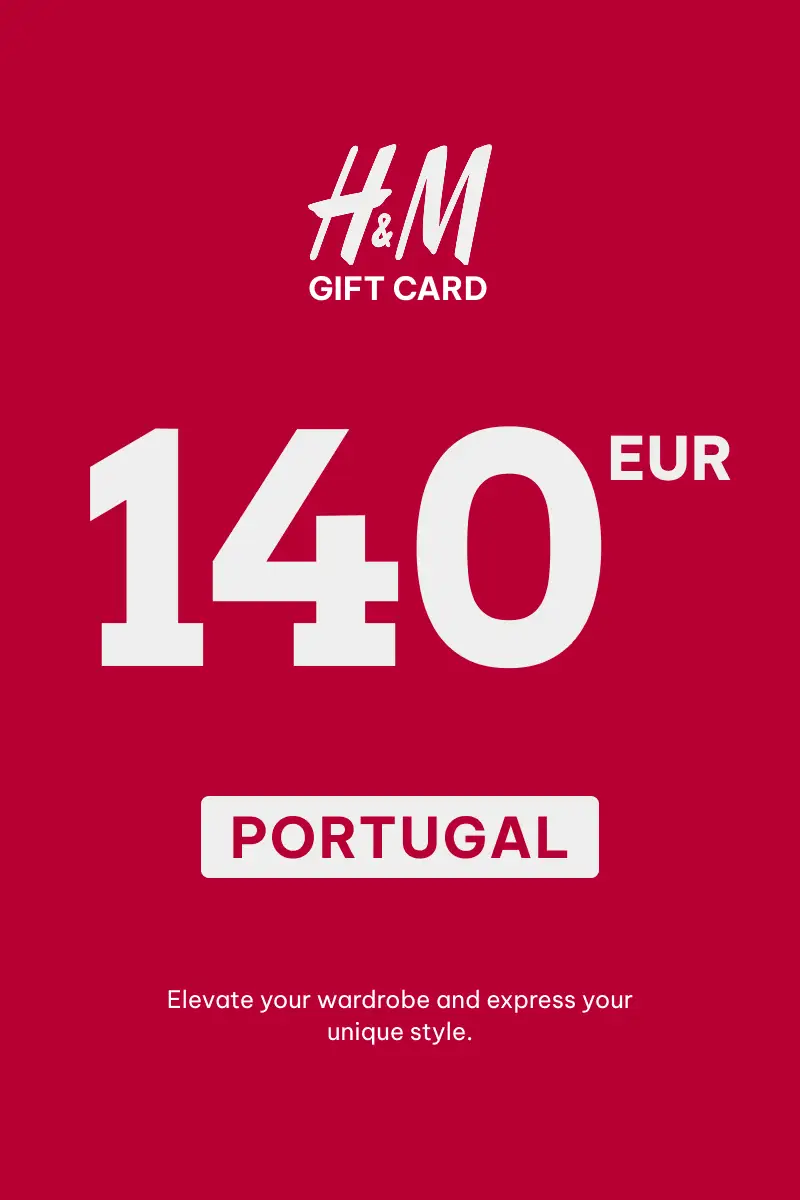 HandM 140 EUR Gift Card (Portugal) - Digital Key
