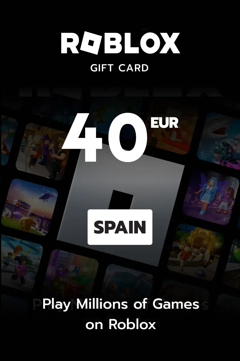 Roblox 40 EUR Gift Card (Spain) - Digital Key