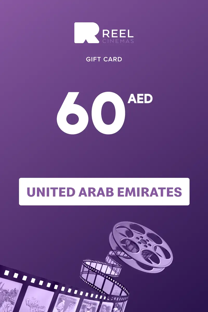 Reel Cinema 60 AED Gift Card (United Arab Emirates) - Digital Key
