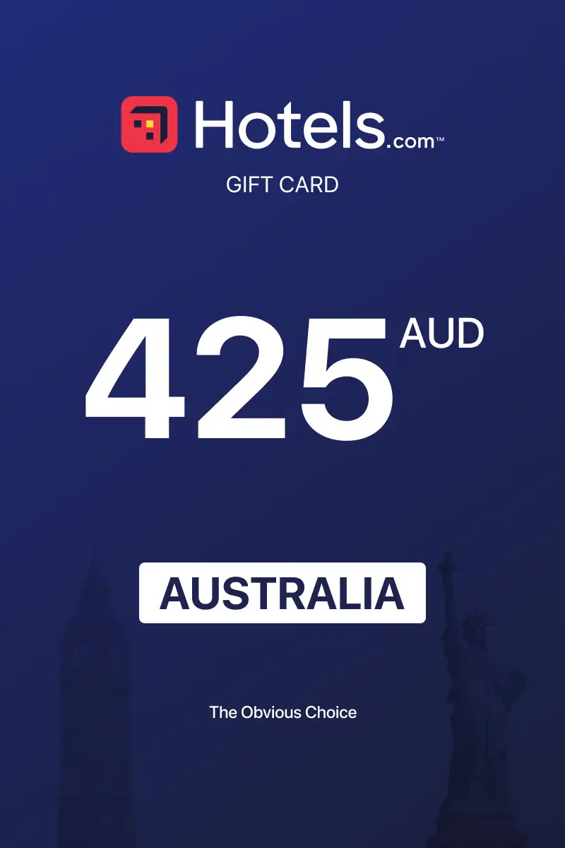 Hotels.com 425 AUD Gift Card (Australia) - Digital Key