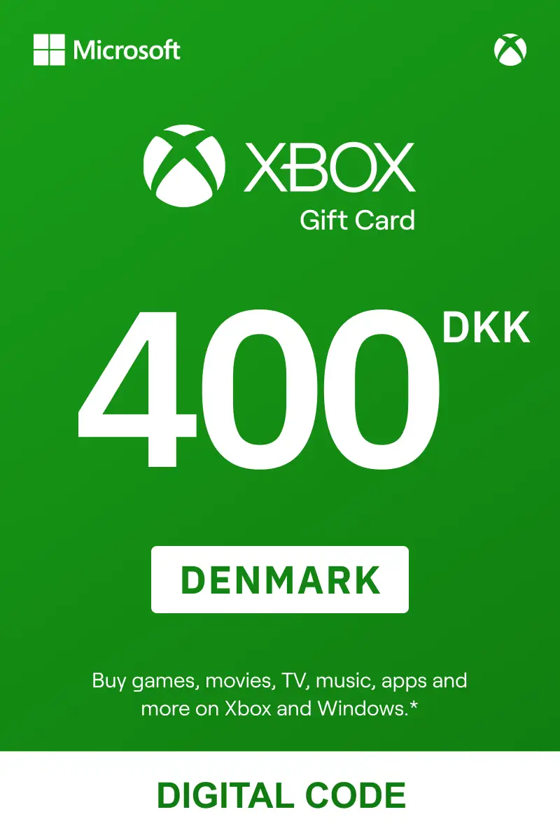 Xbox 400 DKK Gift Card (Denmark) - Digital Key