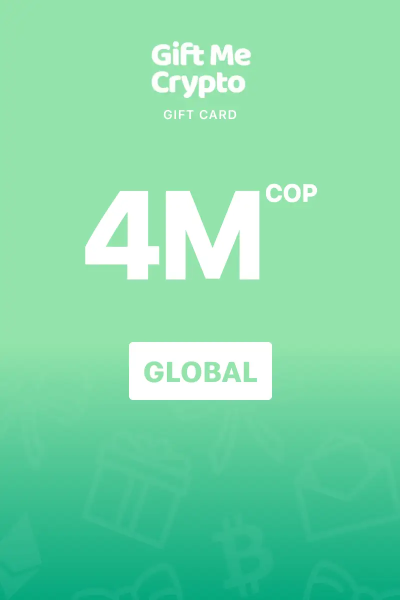 Gift Me Crypto 4000000 COP Gift Card (Global) - Digital Key afbeelding 1