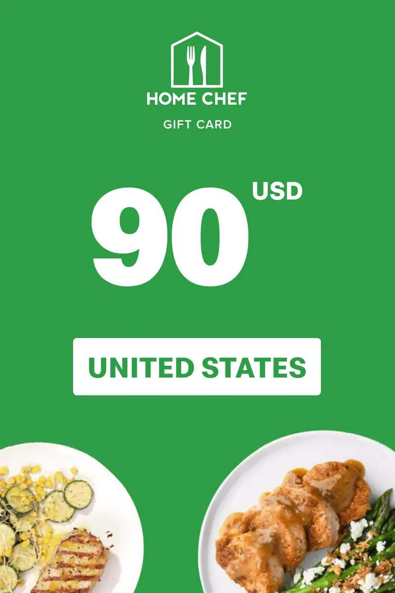 Home Chef 90 USD Gift Card (United States) - Digital Key
