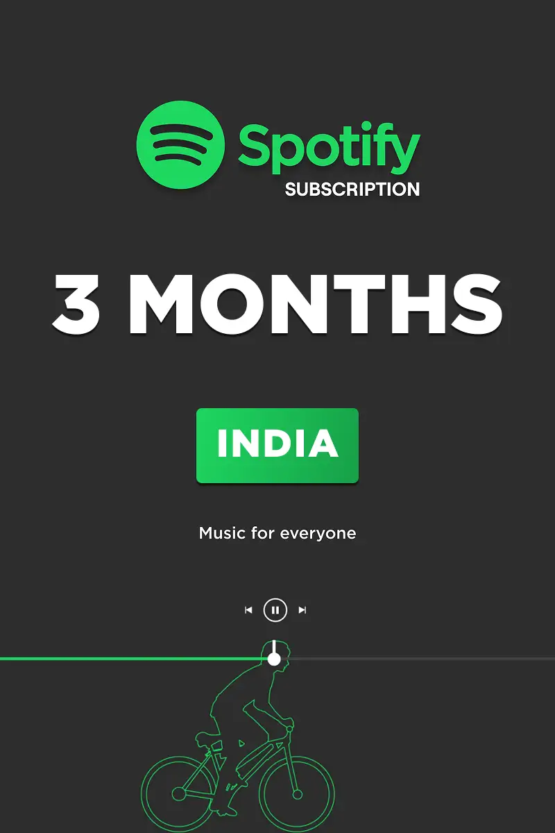 Spotify Premium 3 Months Subscription (India) - Digital Key