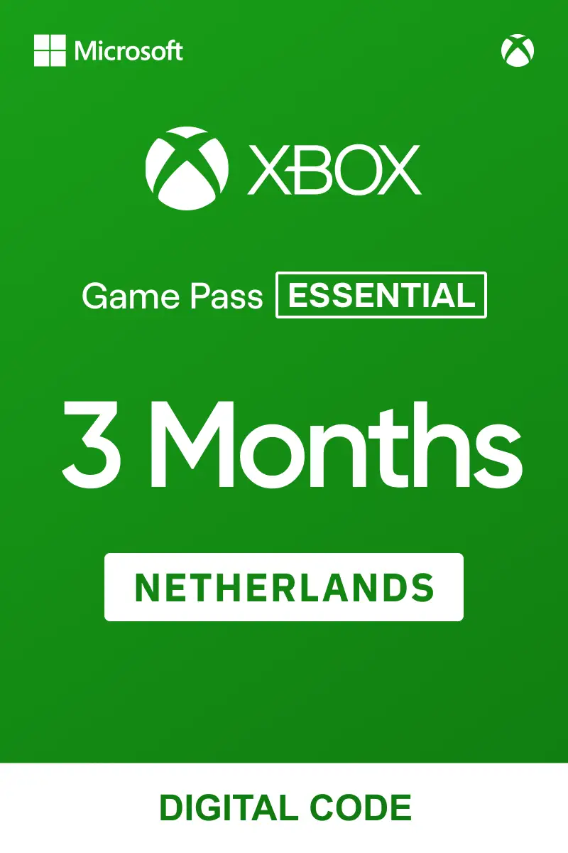 Xbox Game Pass Core (Essential) 3 Months (Netherlands) - Xbox Live - Digital Key