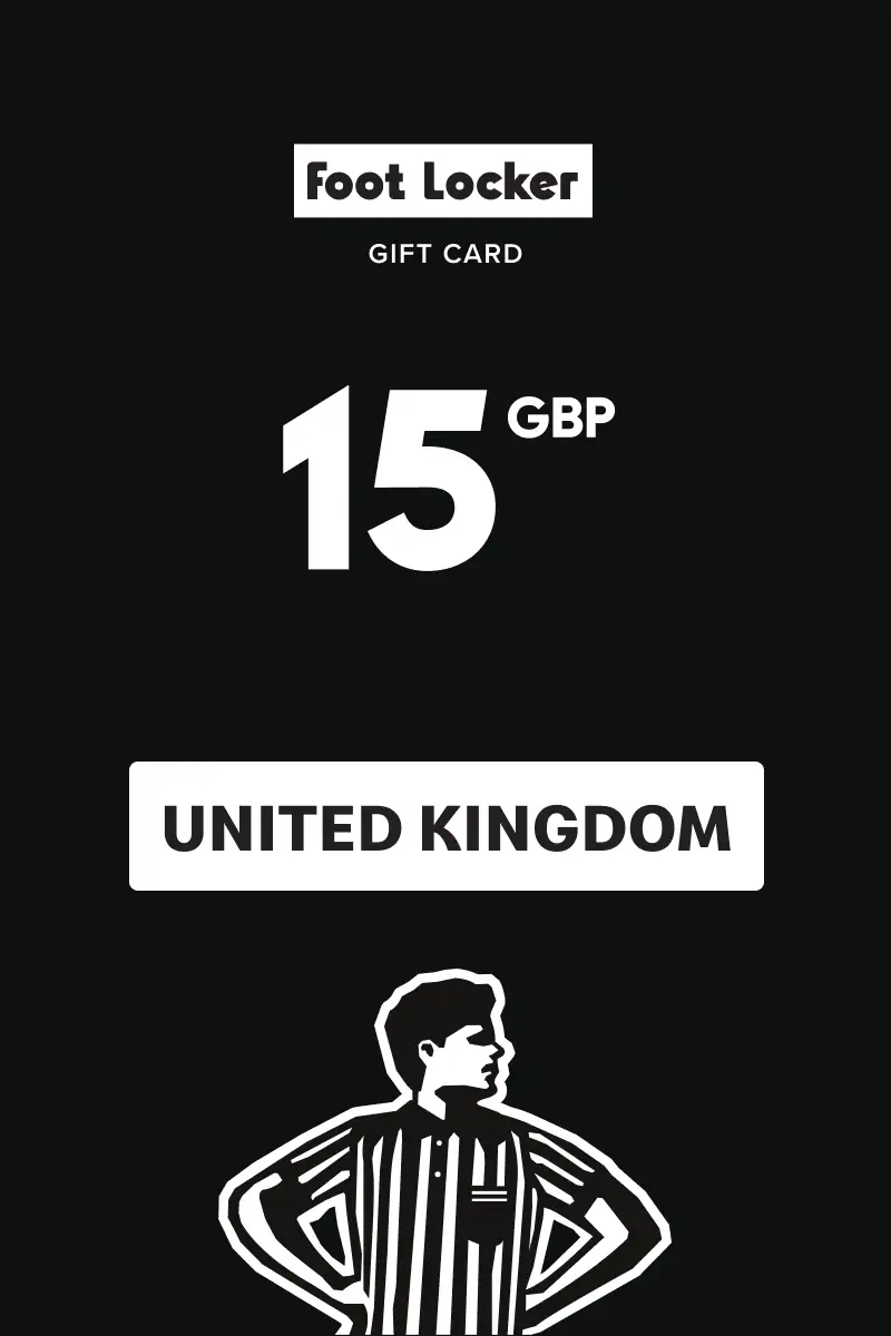 Foot Locker 15 GBP Gift Card (United Kingdom) - Digital Key
