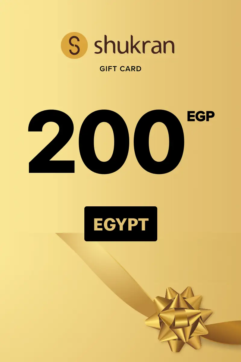 Shukran 200 EGP Gift Card (Egypt) - Digital Key