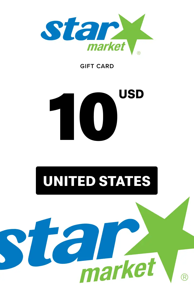 Star Market 10 USD Gift Card (United States) - Digital Key