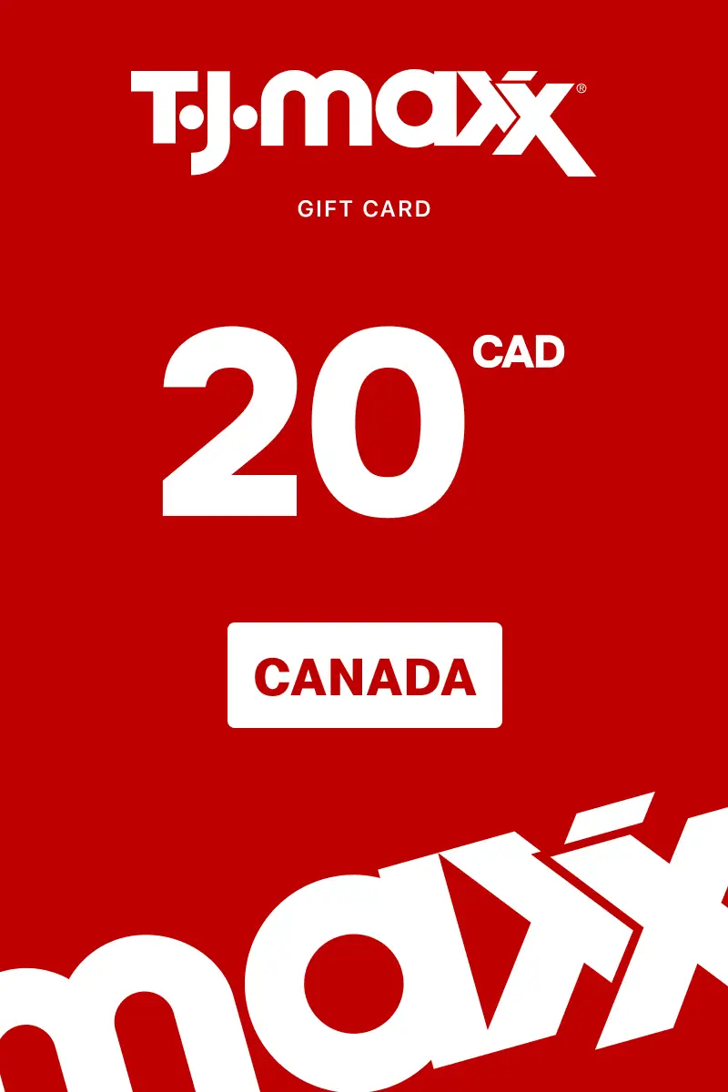 TJX 20 CAD Gift Card (Canada) - Digital Key