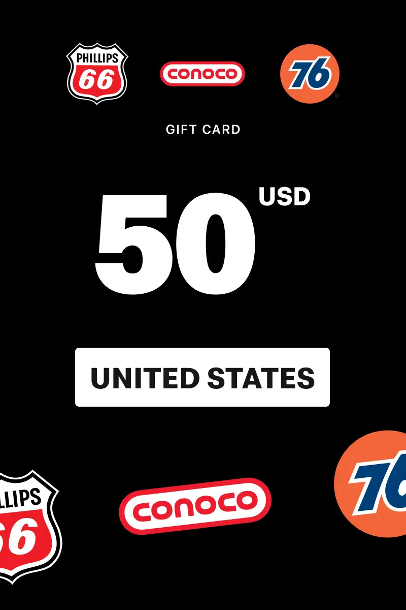 Phillips 66 - Conoco - 76 50 USD Gift Card (United States) - Digital Key