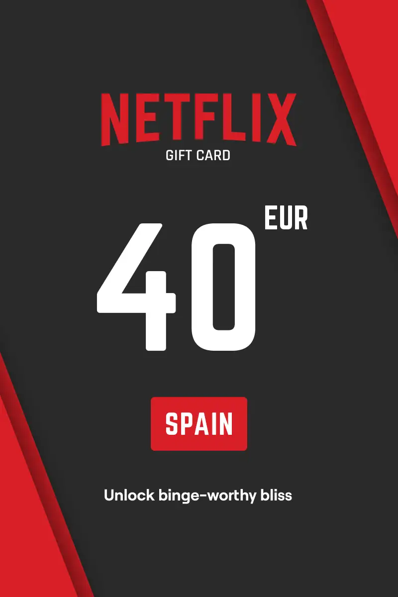 Netflix 40 EUR Gift Card (Spain) - Digital Key