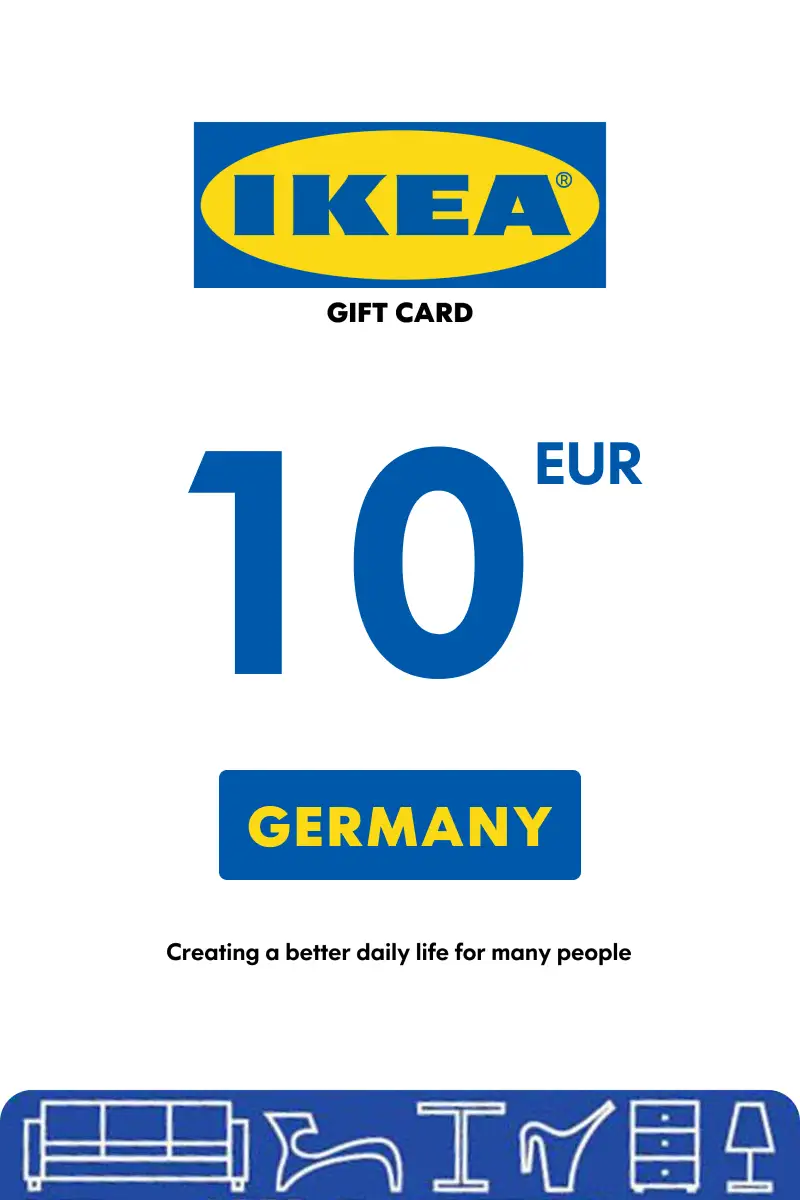 IKEA 10 EUR Gift Card (Germany) - Digital Key