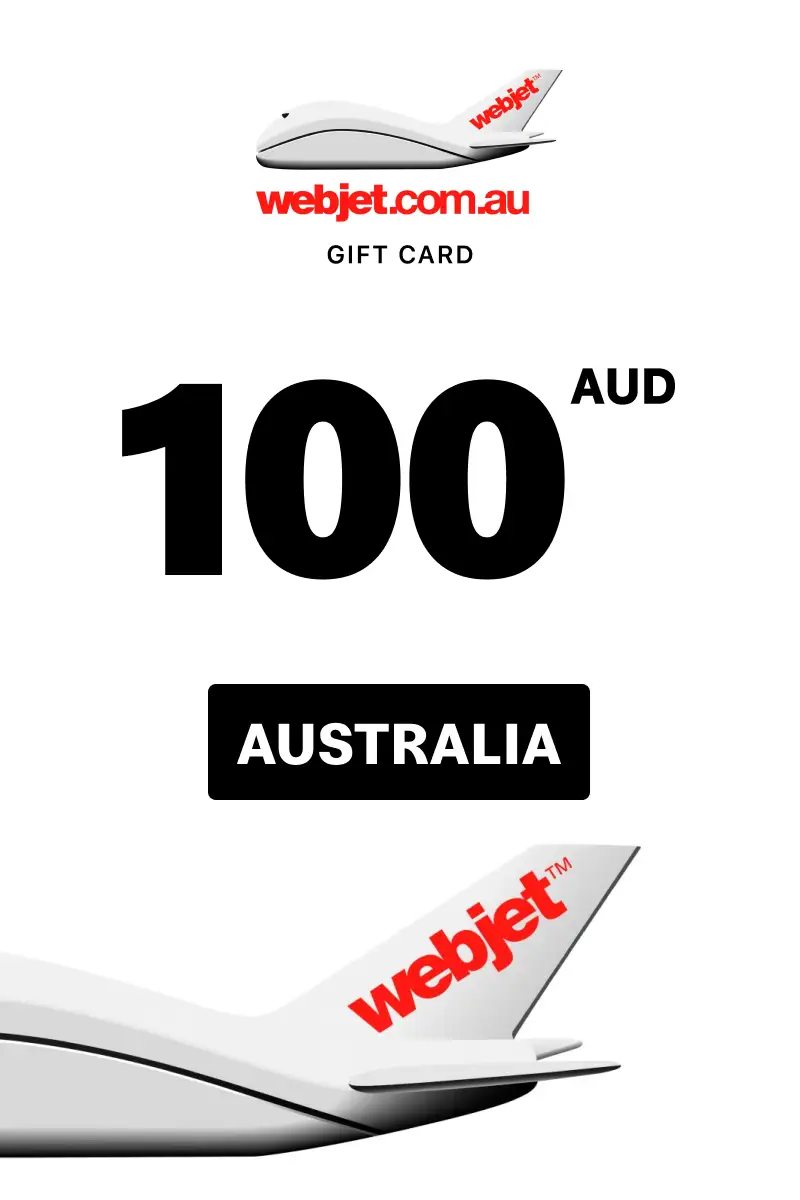 Webjet 100 AUD Gift Card (Australia) - Digital Key