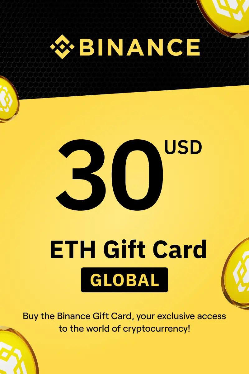 Buy Binance (ETH) 30 USD Gift Card (Global) - Digital Key