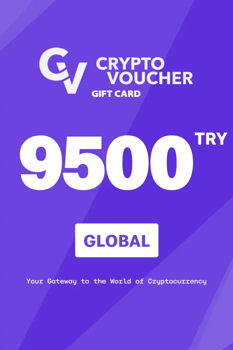 Crypto Voucher 9500 TRY Gift Card (Global) - Digital Key